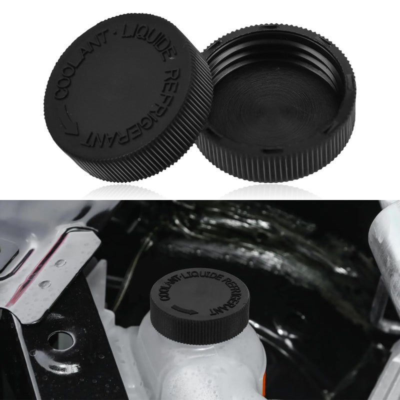 Lyxheth 2PCS Coolant Reservoir Cap Radiator Reservoir Cap Engine Radiator Water Tank Caps Coolant Caps OEM2171279900 Car Coolant Water Tank Reservoir Cap Replacement for Infiniti Nissan Black